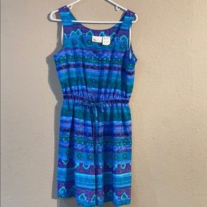 (2/$15) Blue Green Purple Kathi Lee Size 8 Romper
